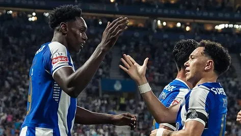 Samu e Pepê brilharam na vitória do FC Porto sobre o Vitória SC. Foto: FC Porto