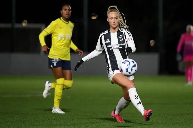 Lehmann em campo com a camisola da Juventus. Foto: Marco Rosi – SS Lazio/Getty Images.