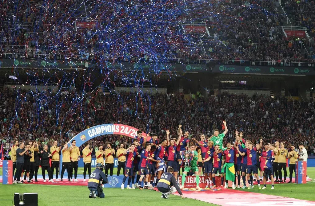 O Barcelona conquistou a La Liga 2024/25. Foto: Florencia Tan Jun/Getty Images.