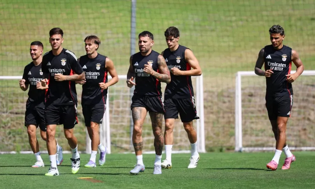 Os encarnados continuam a sua preparação para a estreia na Liga Portugal. Foto: SL Benfica.