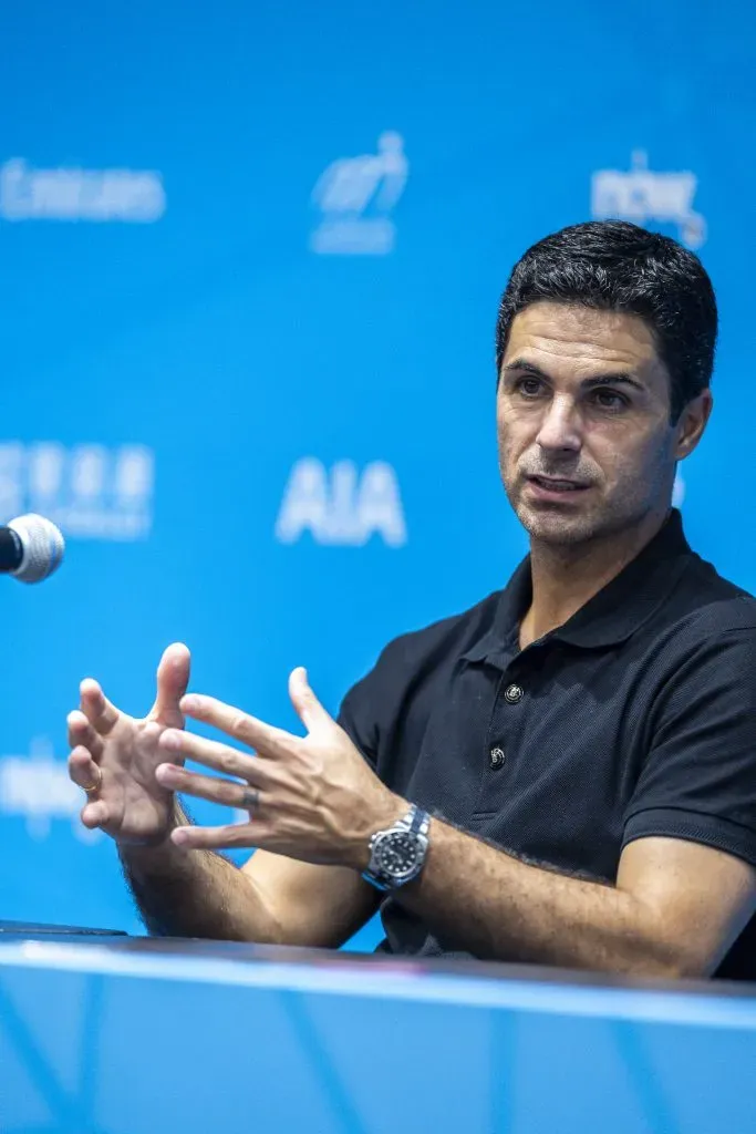 Mikel Arteta, treinador do Arsenal. Foto: Yu Chun Christopher Wong/Eurasia Sport Images/Getty Images.