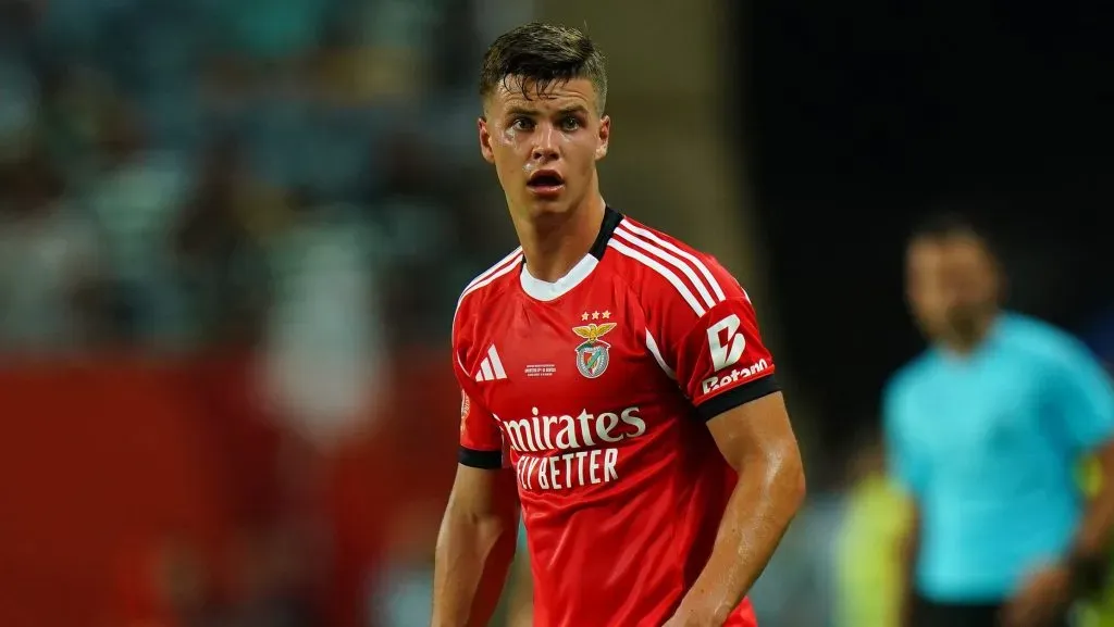 Samuel Dahl foi um dos mais inconformados do Benfica. Foto: Gualter Fatia/Getty Images