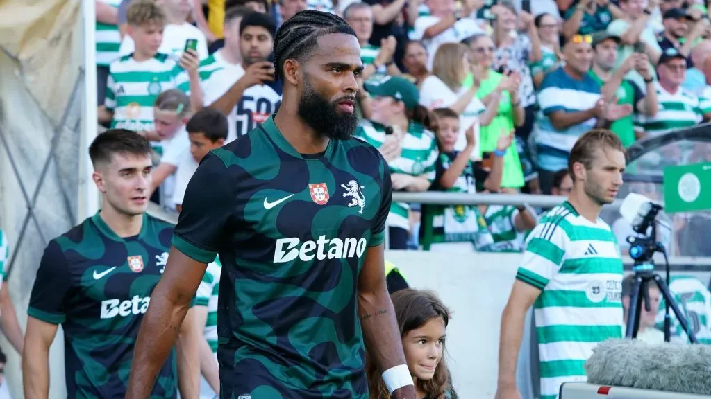Jeremiah St. Juste, jogador do Sporting. Foto: Gualter Fatia/Getty Images)