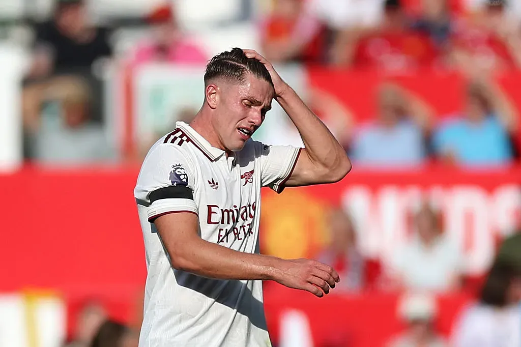 Gyokeres, um tanto discreto em Manchester United x Arsenal. Foto: Getty Images