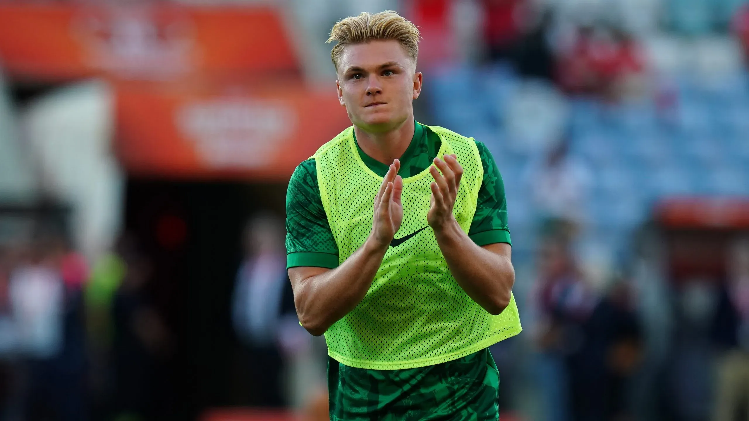 O Rennes já iniciou negociações com o Sporting para contratar o dinamarquês Conrad Harder. Foto: Gualter Fatia/Getty Images
