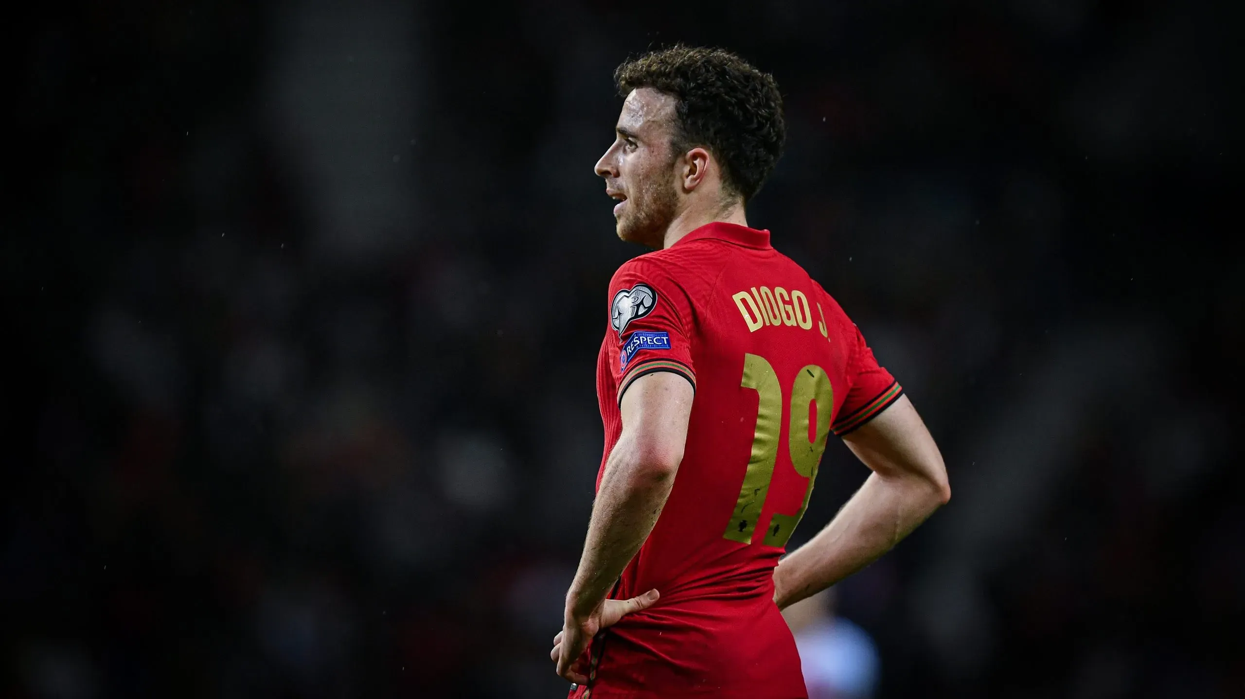 Em campo, o enorme talento que conciliava com a humildade e capacidade de sacrifício em prol do sucesso coletivo, fazem de Diogo Jota um ícone e um exemplo eterno para os mais jovens.Foto: Octavio Passos/Getty Images