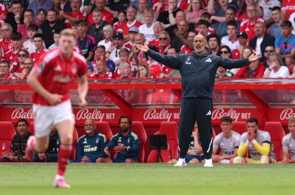 Nuno Espírito Santo, treinador do Nottingham Forest. Foto: Getty Images