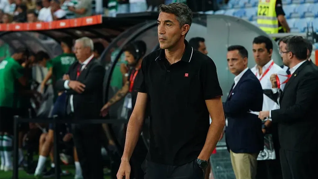 Bruno Lage analisou a vitória do Benfica sobre o Nice. Foto: Getty Images