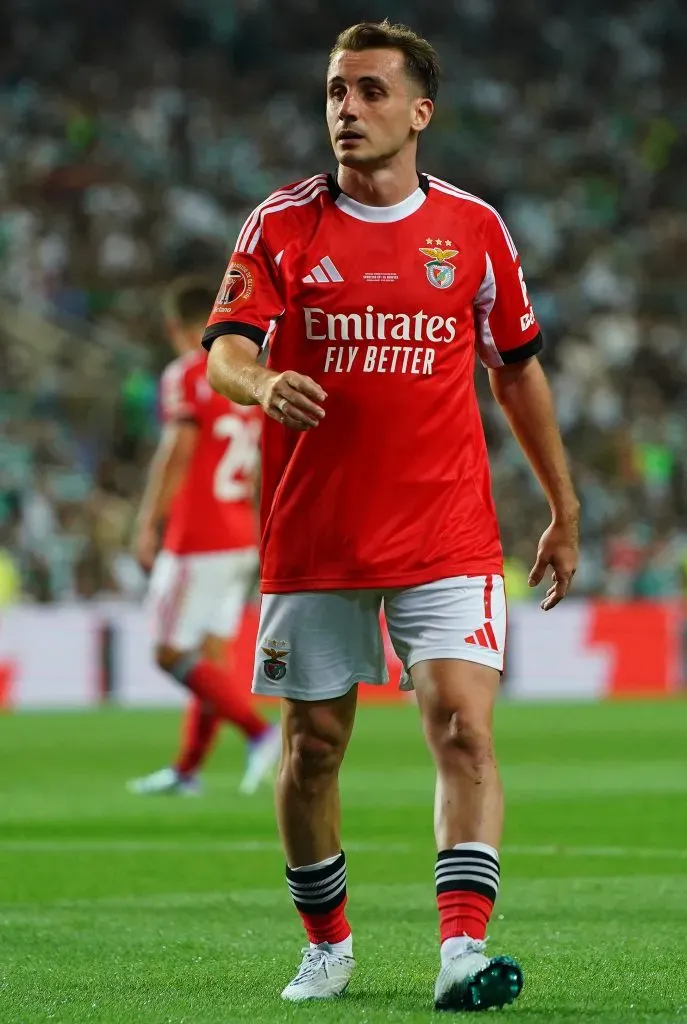 Akturkoglu está no centro de uma “novela” entre o Benfica e o Fenerbahçe. Foto: Gualter Fatia/Getty Images.