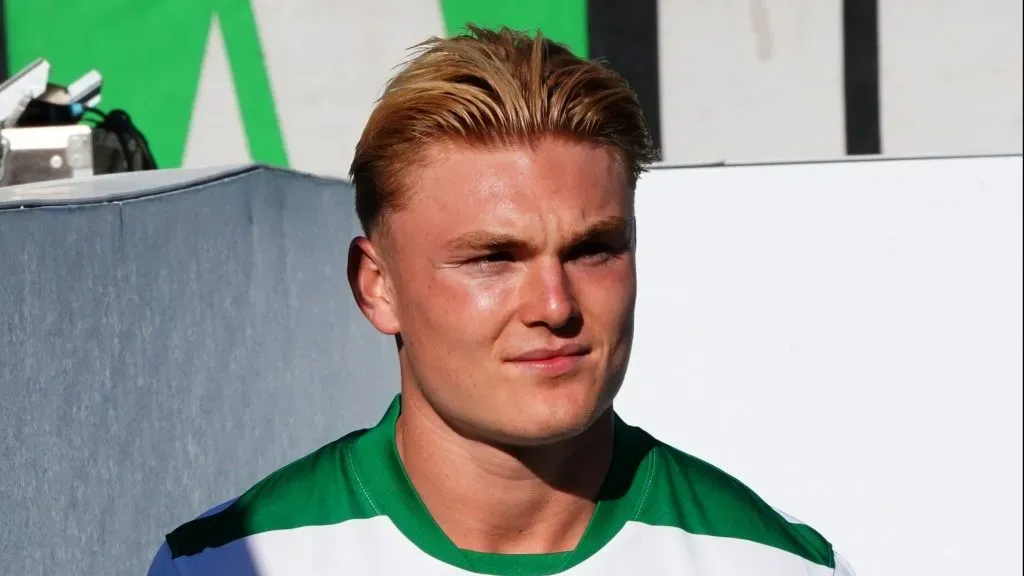 Conrad Harder, avançado do Sporting. Foto: Gualter Fatia/Getty Images