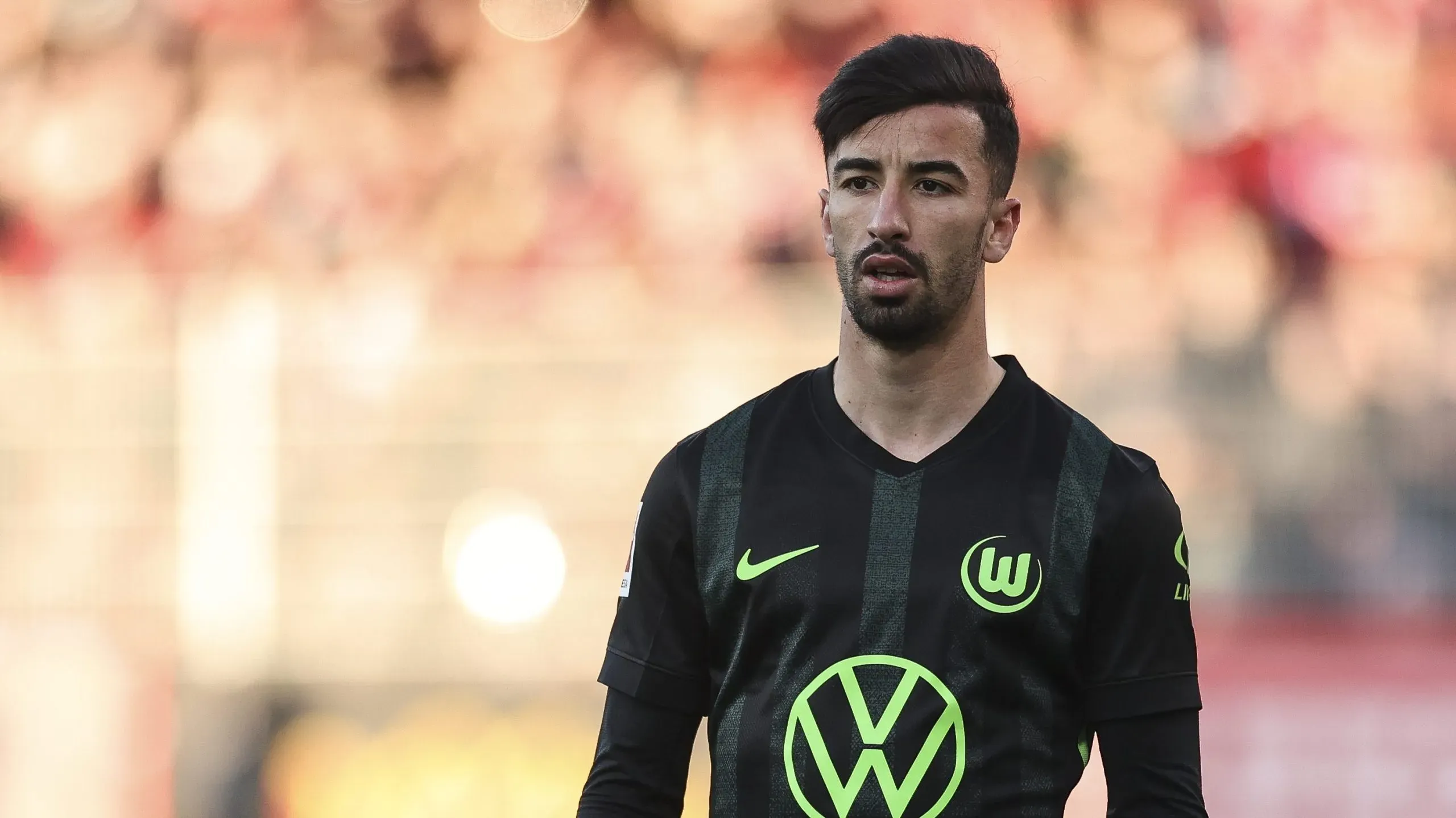 Mohamed Amoura é o grande alvo do Benfica após falhanços nas contratações de João Félix, que preferiu rumar ao Al Nassr e de Anis Hadj-Moussa, do Feyenoord. Foto: Maja Hitij/Getty Images