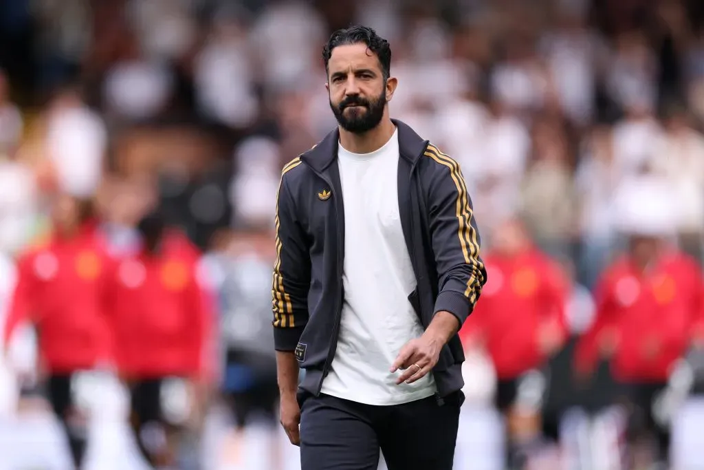 Ruben Amorim, treinador do Manchester United. Foto: Getty Images