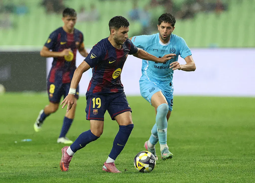 Bardghji durante a pré-temporada do clube catalão. Foto: Getty Images