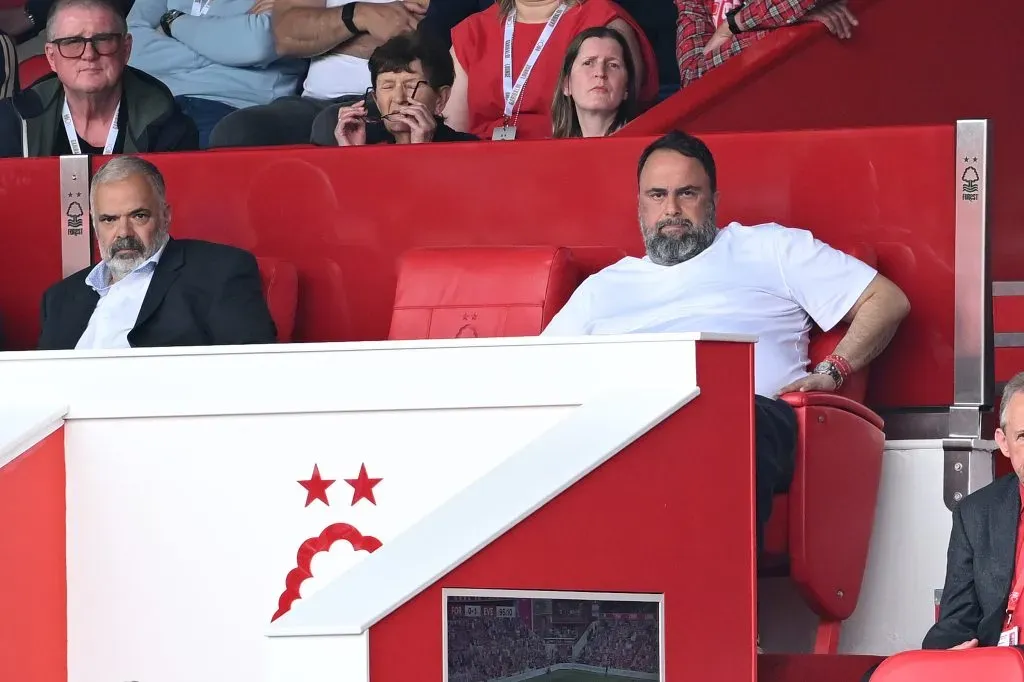 Vangelis Marinakis, dono do Nottingham Forest. Foto: Getty Images
