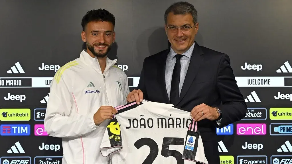 João Mário foi apresentado como reforço da Juventus. Foto: Juventus FC