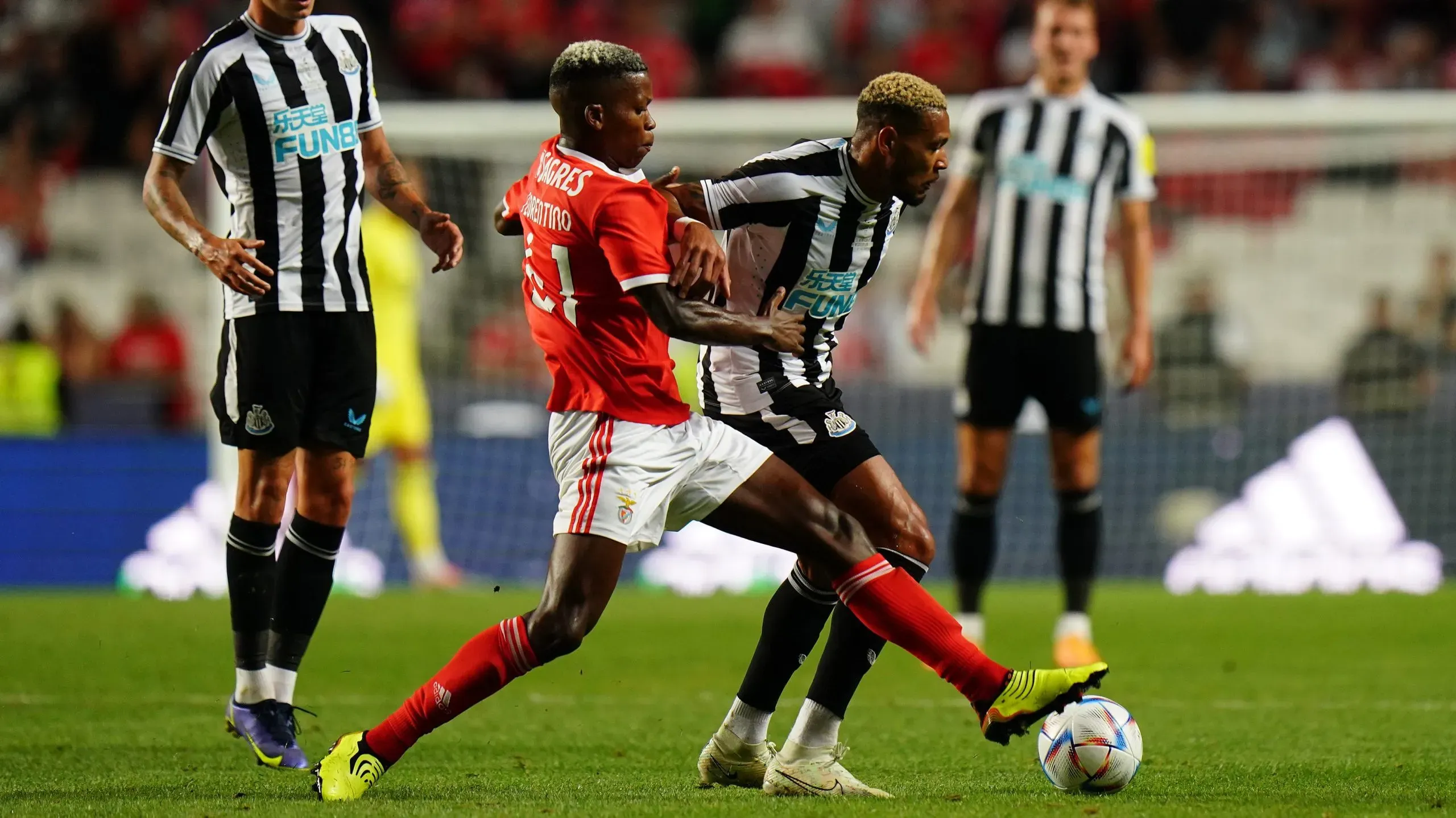 Florentino tem 189 jogos pela equipa principal do Benfica e fez quatro golos e quatro assistências ao serviço do clube onde iniciou a formação aos 11 anos. Foto: Gualter Fatia/Getty Images