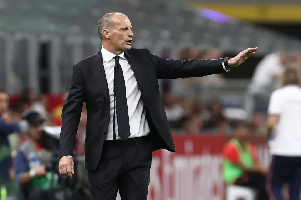 Massimiliano Allegri, treinador do AC Milan. Foto: Getty Images