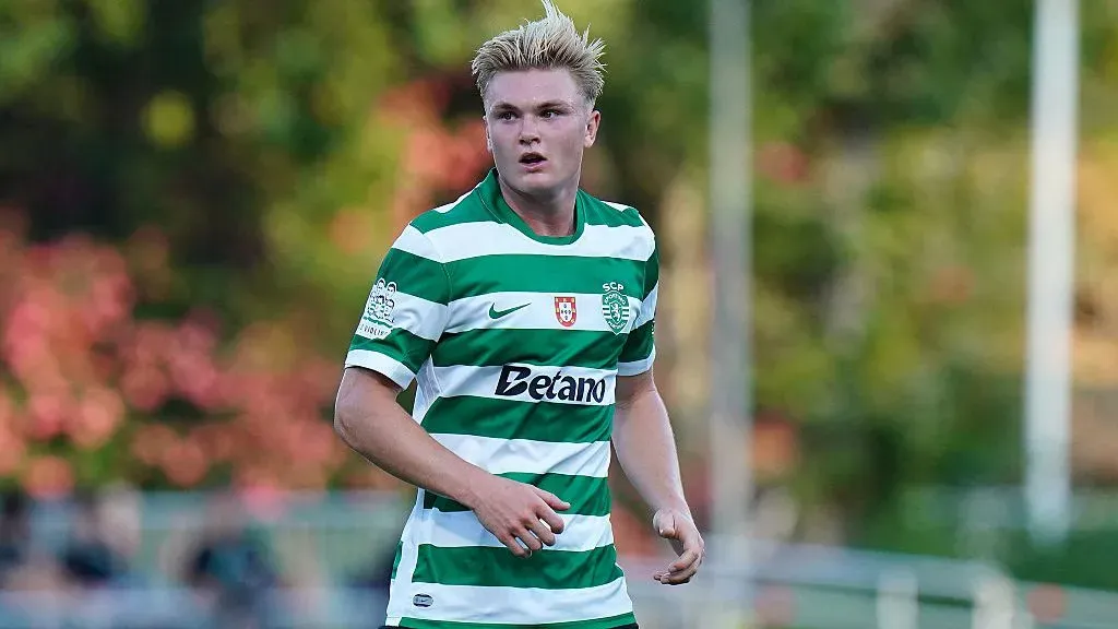 Conrad Harder ainda continua a ser jogador do Sporting. Foto: Getty Images