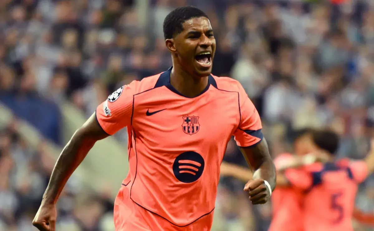 Marcus Rashford joins exclusive club with English legend at Barcelona after Champions League debut
