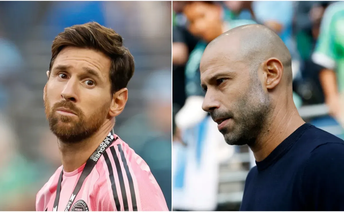 Inter Miami coach Mascherano focuses on rumors about Lionel Messi Rift during Chicago Fire Match Inter Miami coach Mascherano focuses on rumors about Lionel Messi Rift during Chicago Fire Match