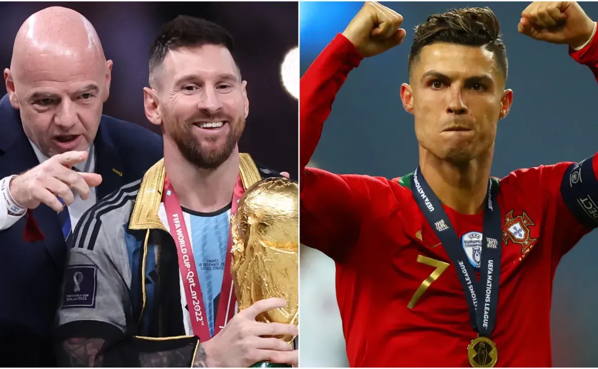 Gianni Infantino makes bold five-word claim about Lionel Messi’s role in 2026 World Cup: FIFA president shockingly forgets Cristiano Ronaldo Gianni Infantino makes bold five-word claim about Lionel Messi’s role in 2026 World Cup: FIFA president shockingly forgets Cristiano Ronaldo