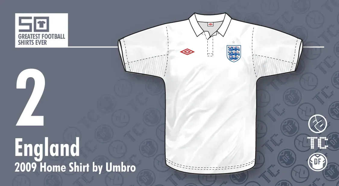 50 greatest soccer jerseys ever, England