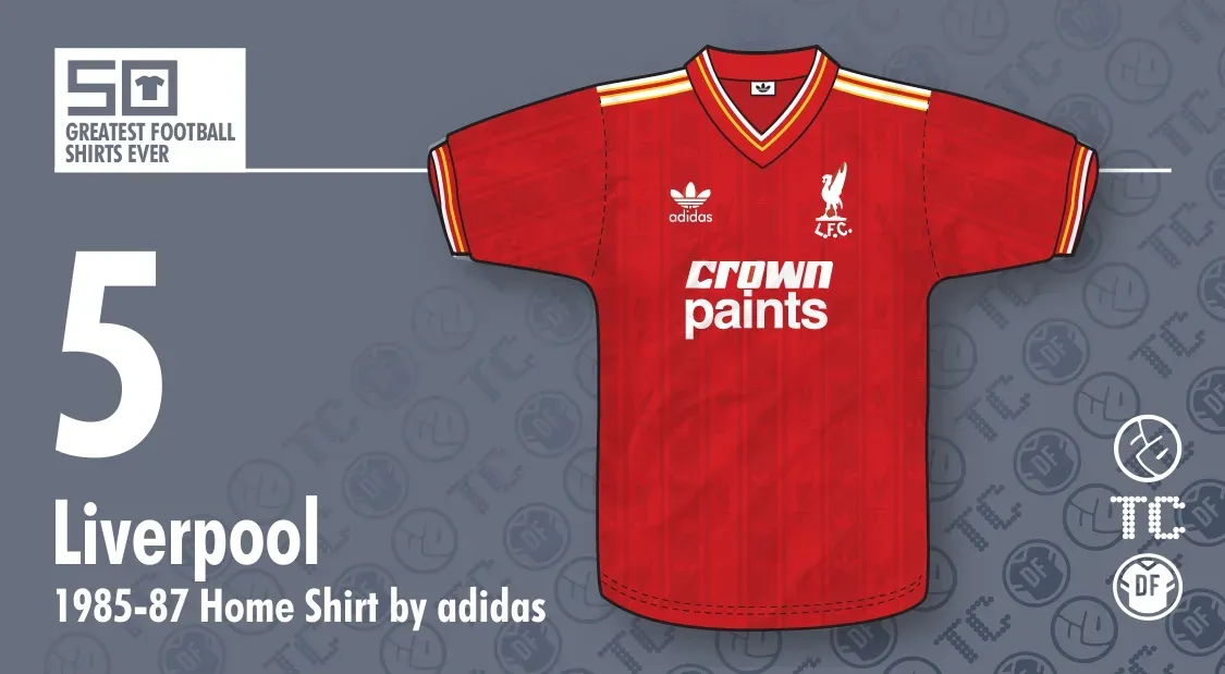 50 greatest soccer jerseys ever, Liverpool