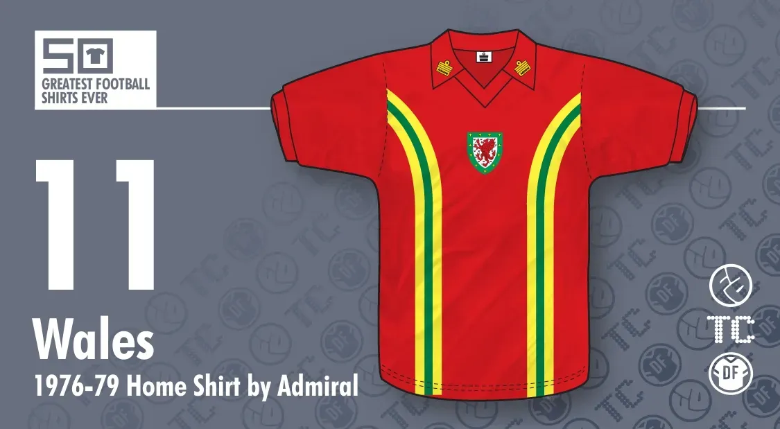 50 greatest soccer jerseys ever, Wales