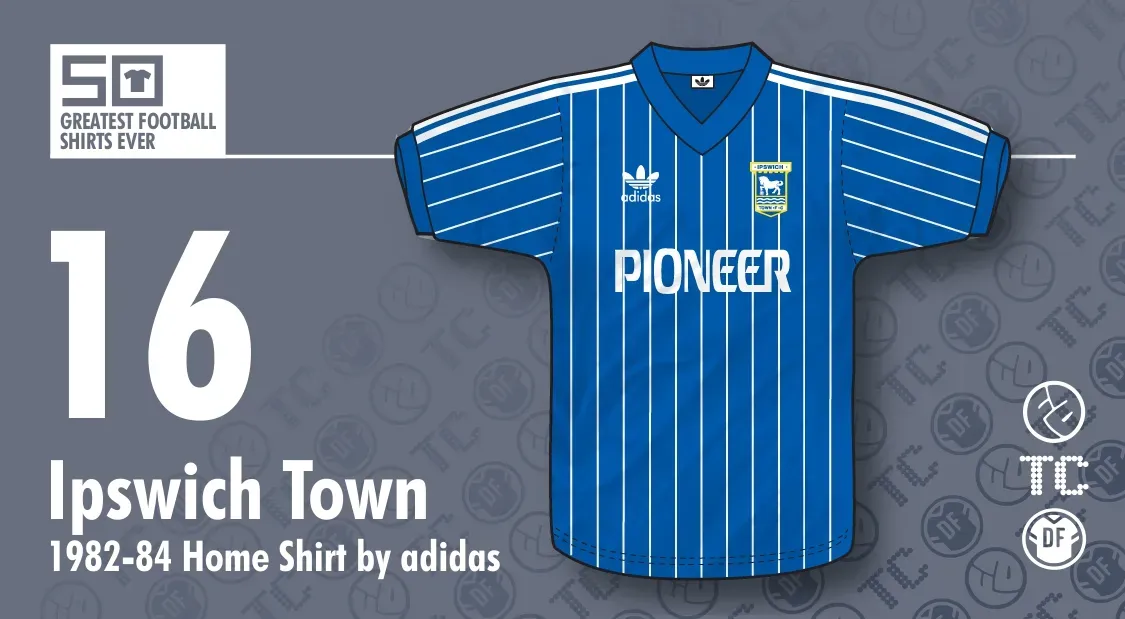 50 greatest soccer jerseys ever, Ipswich Town