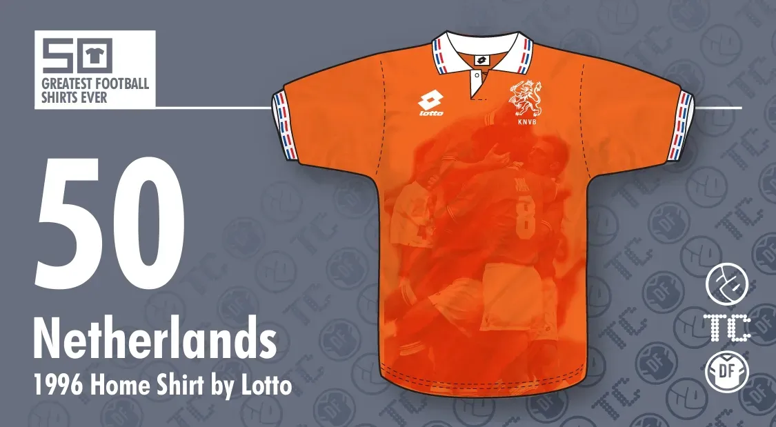 50 greatest soccer jerseys ever, Netherlands 1996