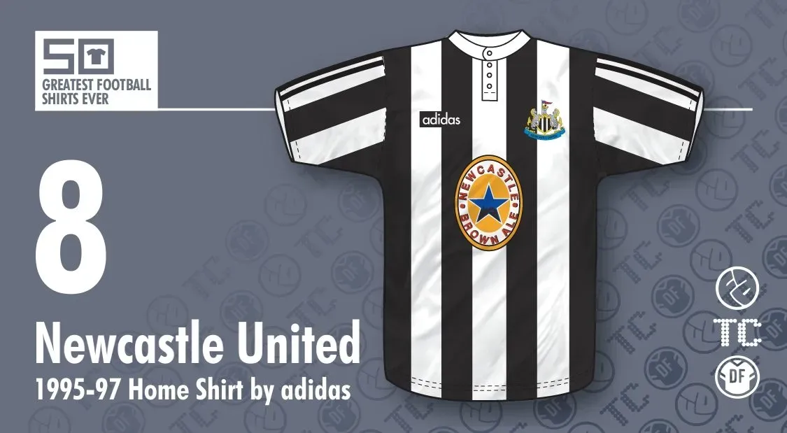 50 greatest soccer jerseys ever, Newcastle
