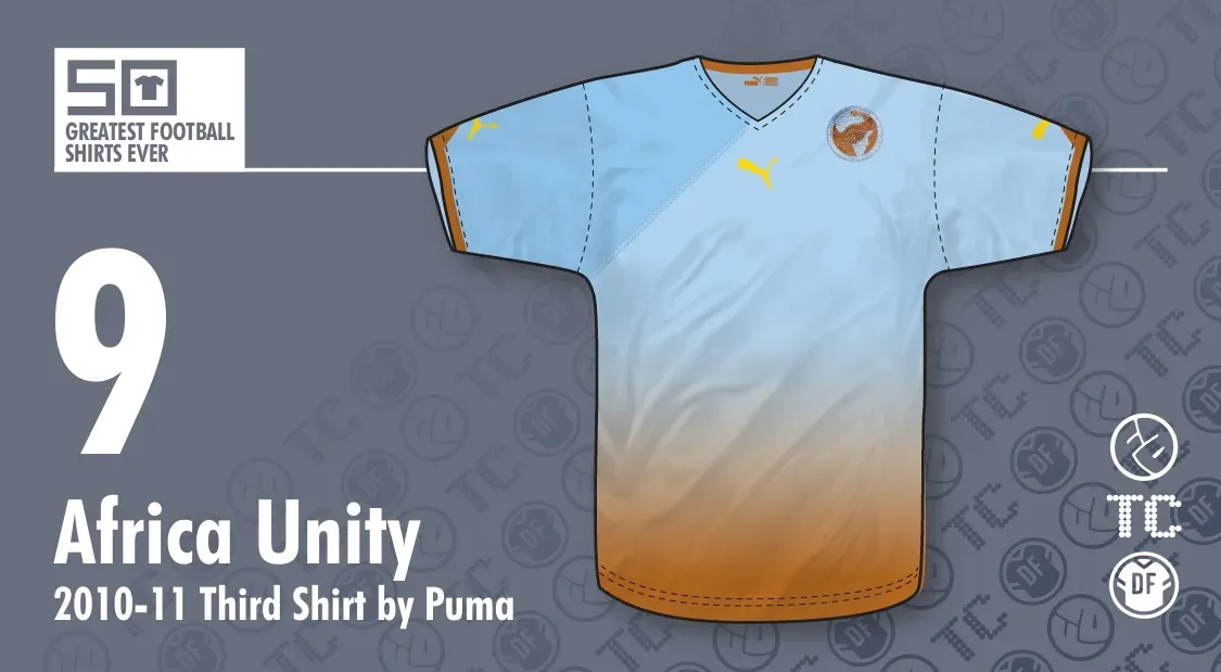 50 greatest soccer jerseys ever, Africa Unity