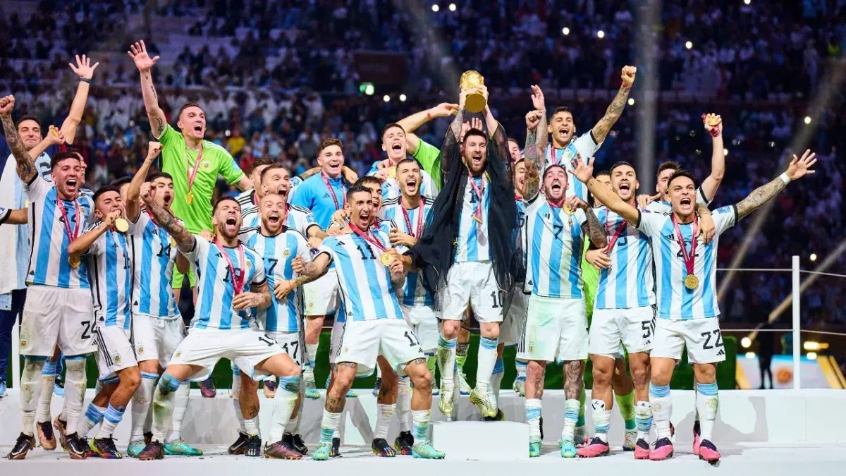 Argentina is the defending World Cup champion. A win over France in Qatar in 2022 was the third title for the South American nation.