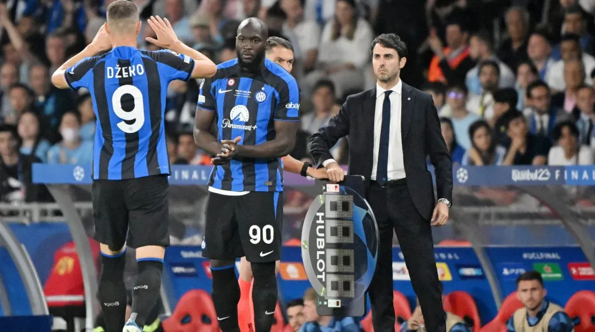 Tensions rose as Romelu Lukaku was left on Inter’s bench in the Champions League final