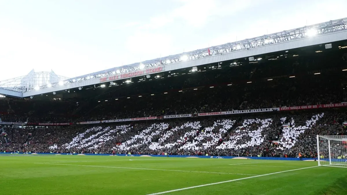 Clubs across the Premier League paid homage to Sir Bobby Charlton, including here at Old Trafford.