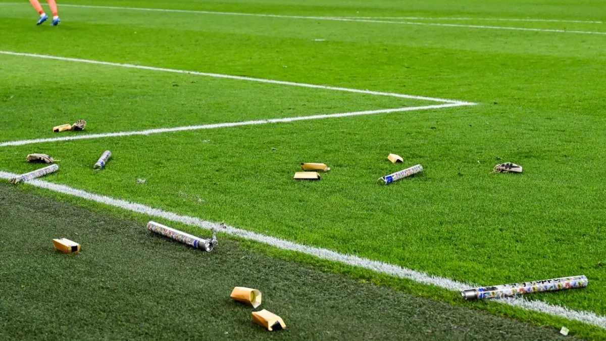 Dortmund showered its field with fake money and gold bars to show its opposition to UEFA’s plans to change the Champions League.