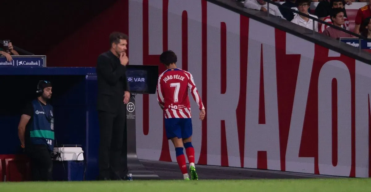 Diego Simeone never felt comfortable with Joao Felix’s work-rate or defensive contributions