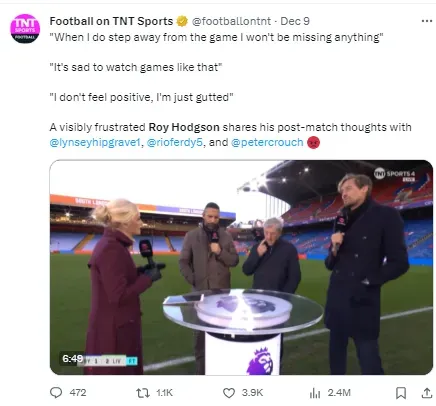 Hodgson on refereeing decisions