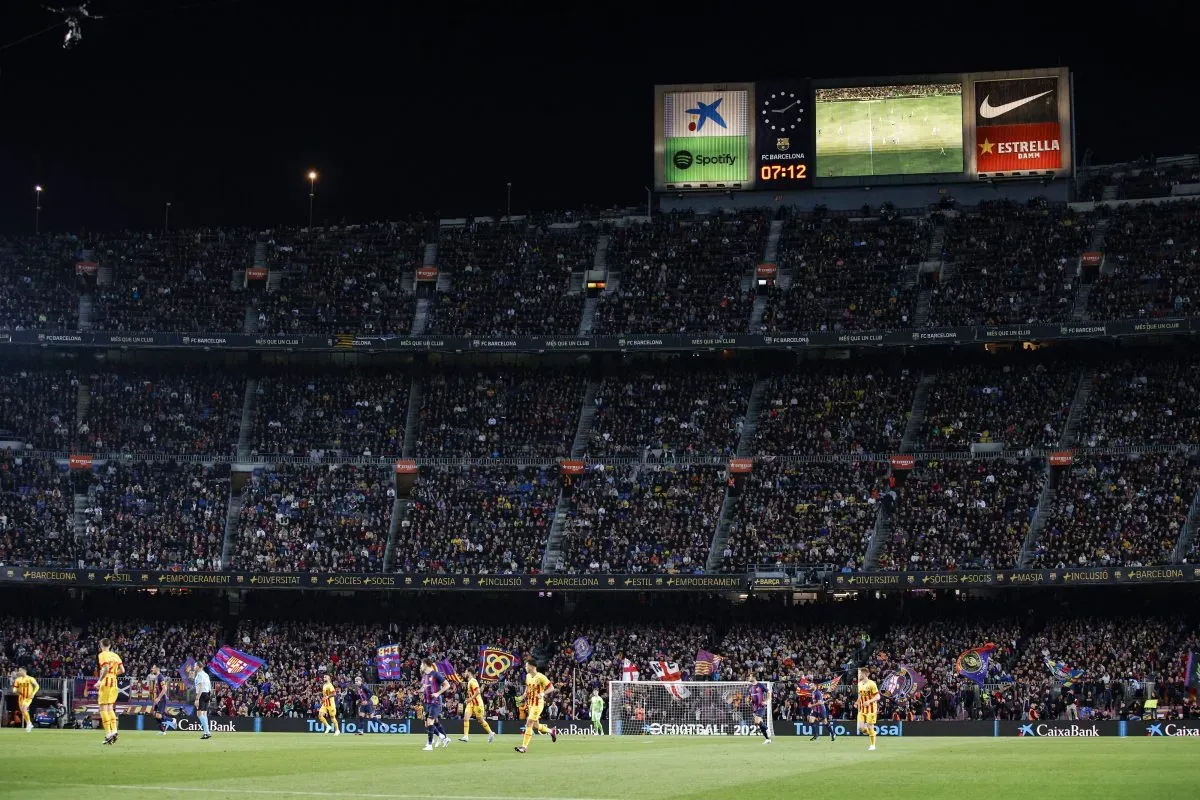 Barcelona’s place in the top-spot will not be repeated in 2024 due to the ongoing construction work on the Camp Nou