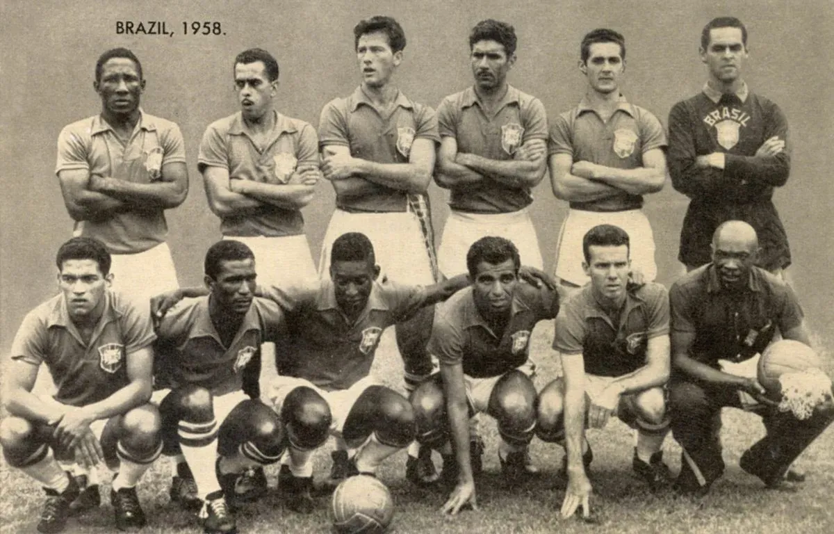 The Brazil squad for the 1958 World Cup
