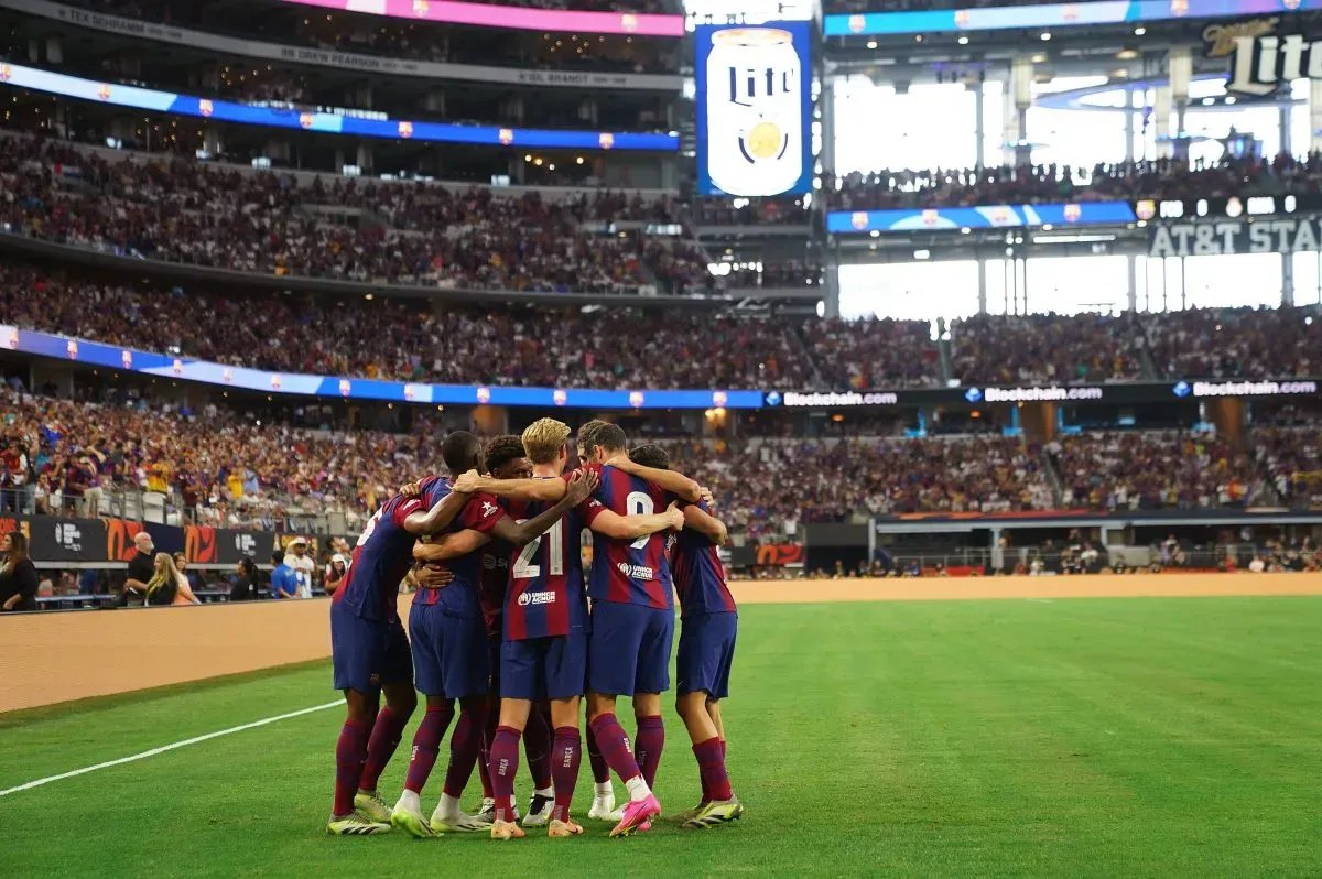 Barca played a memorable friendly against Real Madrid in Texas last summer