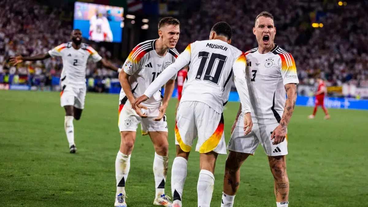 Germany were able to ignore the disruptions and progress to the next round.