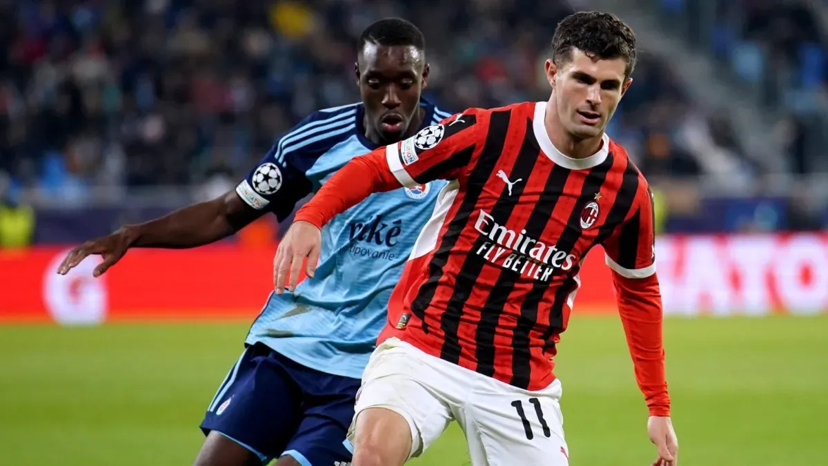 pulisic vs slovan bratislava