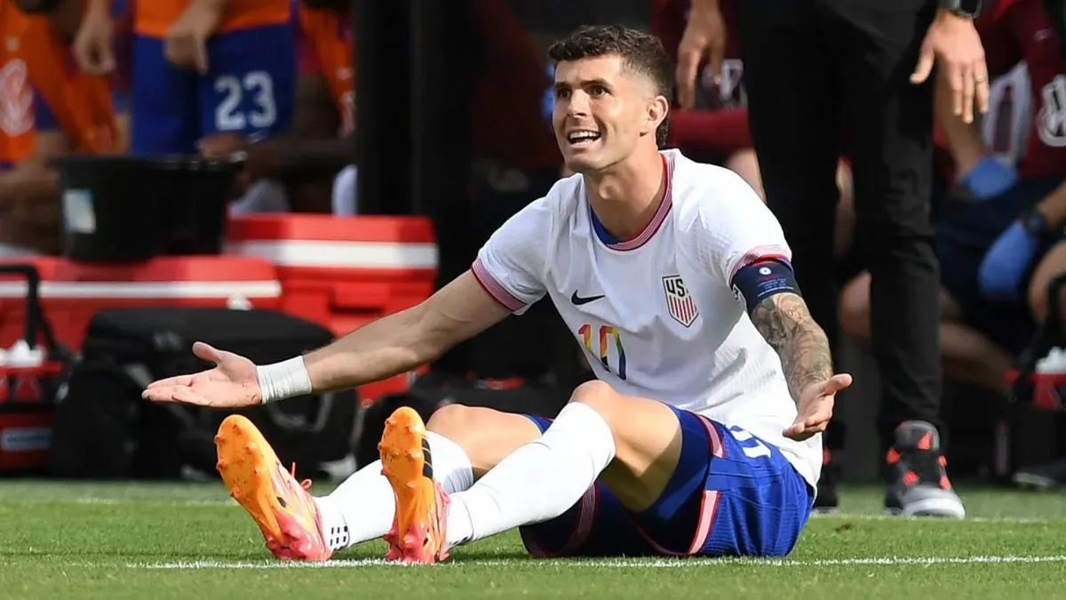 pulisic injury usmnt