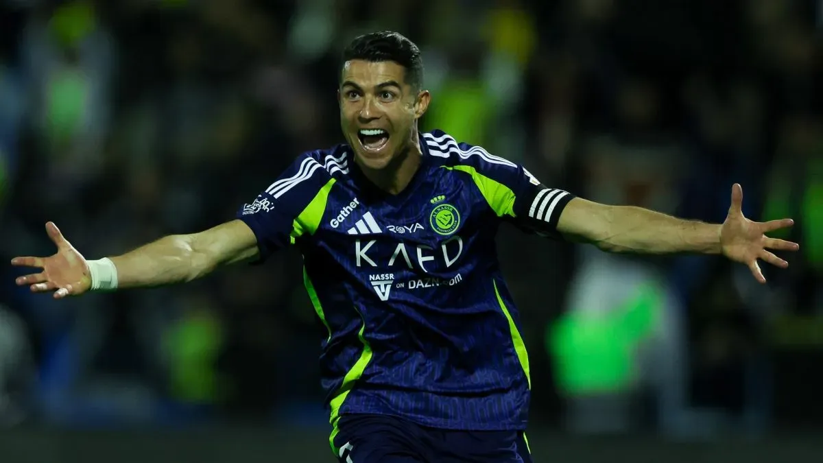Cristiano Ronaldo scores