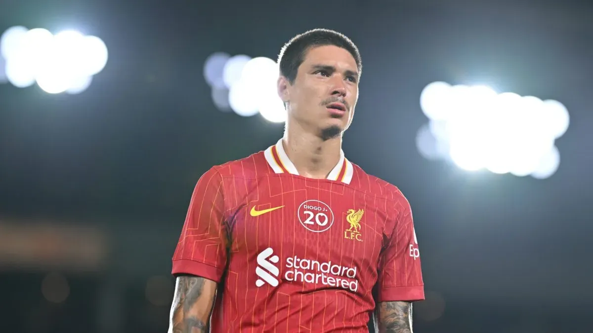 Darwin Nunez of Liverpool FC is seen after the MEIJI YASUDA J.LEAGUE World Challenge 2025 presented by The Nippon Foundation match. (Source:Kenta Harada/Getty Images)
