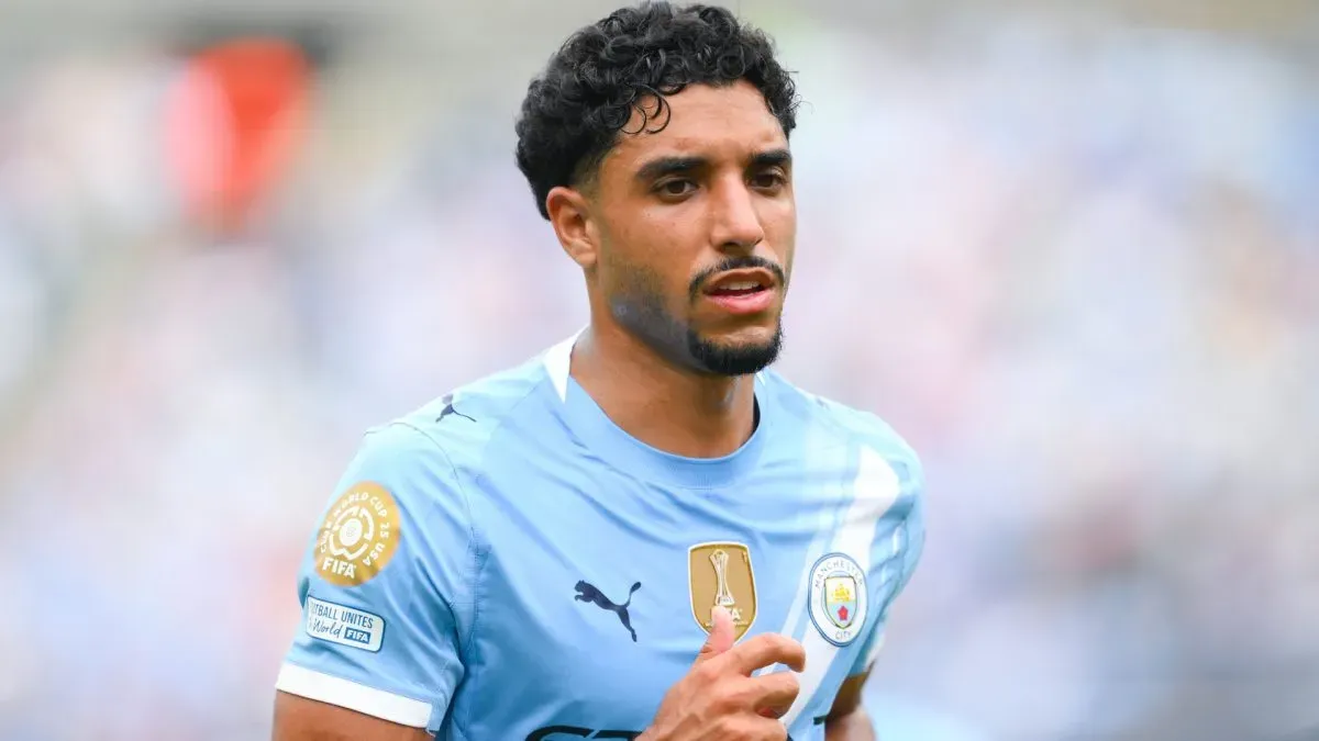 Omar Marmoush of Manchester City looks on during the FIFA Club World Cup 2025 group G match between Manchester City FC and Wydad AC on June 18, 2025. (Source: David Ramos/Getty Images)