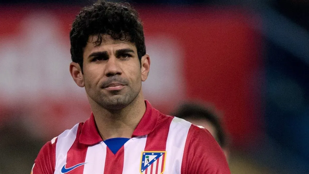 Diego Costa of Atletico de Madrid celebrates scoring their third goal during the La Liga match between Club Atletico de Madrid and Levante UD in 2013. (Source: Gonzalo Arroyo Moreno/Getty Images)