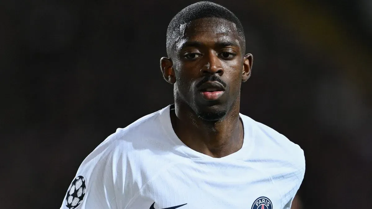 Ousmane Dembele of Paris Saint Germain looks on during the UEFA Champions League quarter-final second leg match between FC Barcelona and Paris Saint-Germain in 2024. (Source: David Ramos/Getty Images)
