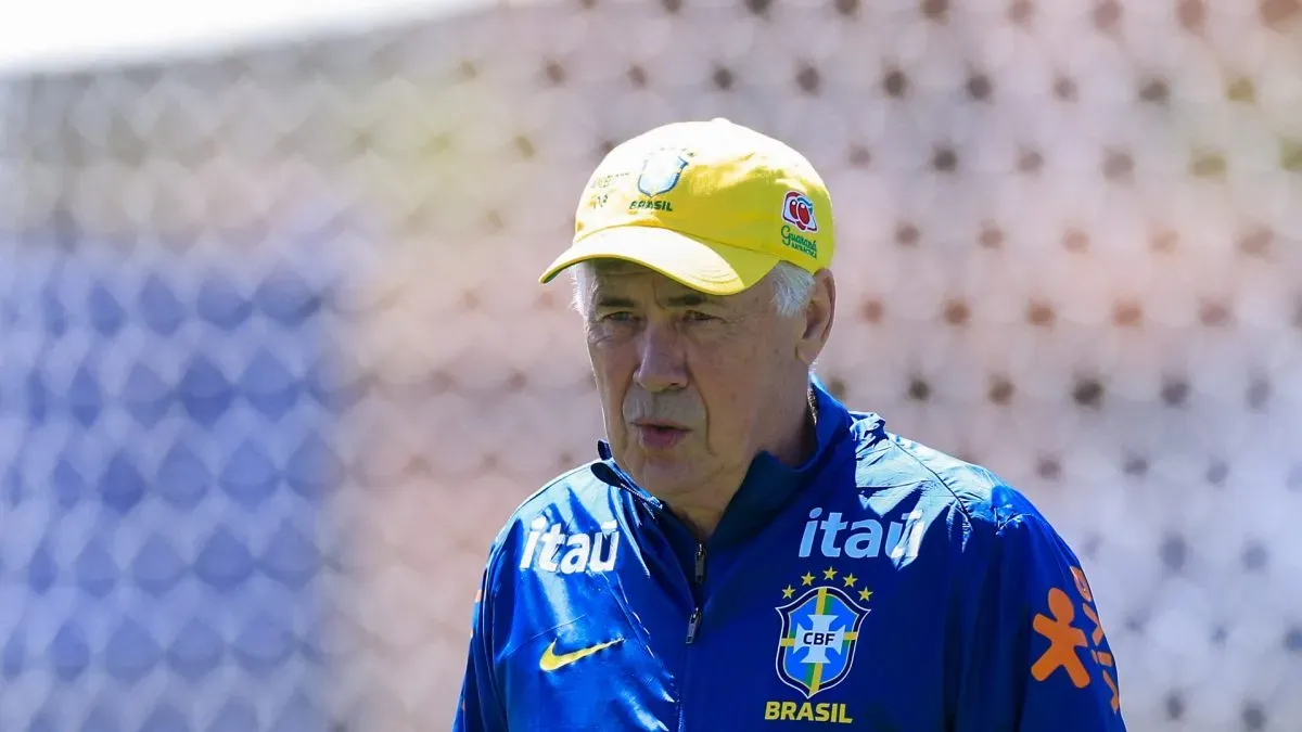 Brazil coach Carlo Ancelotti.